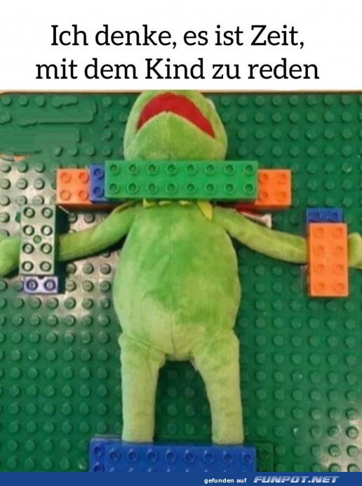 Zeit fr ein ernstes Gesprch mit dem Kind