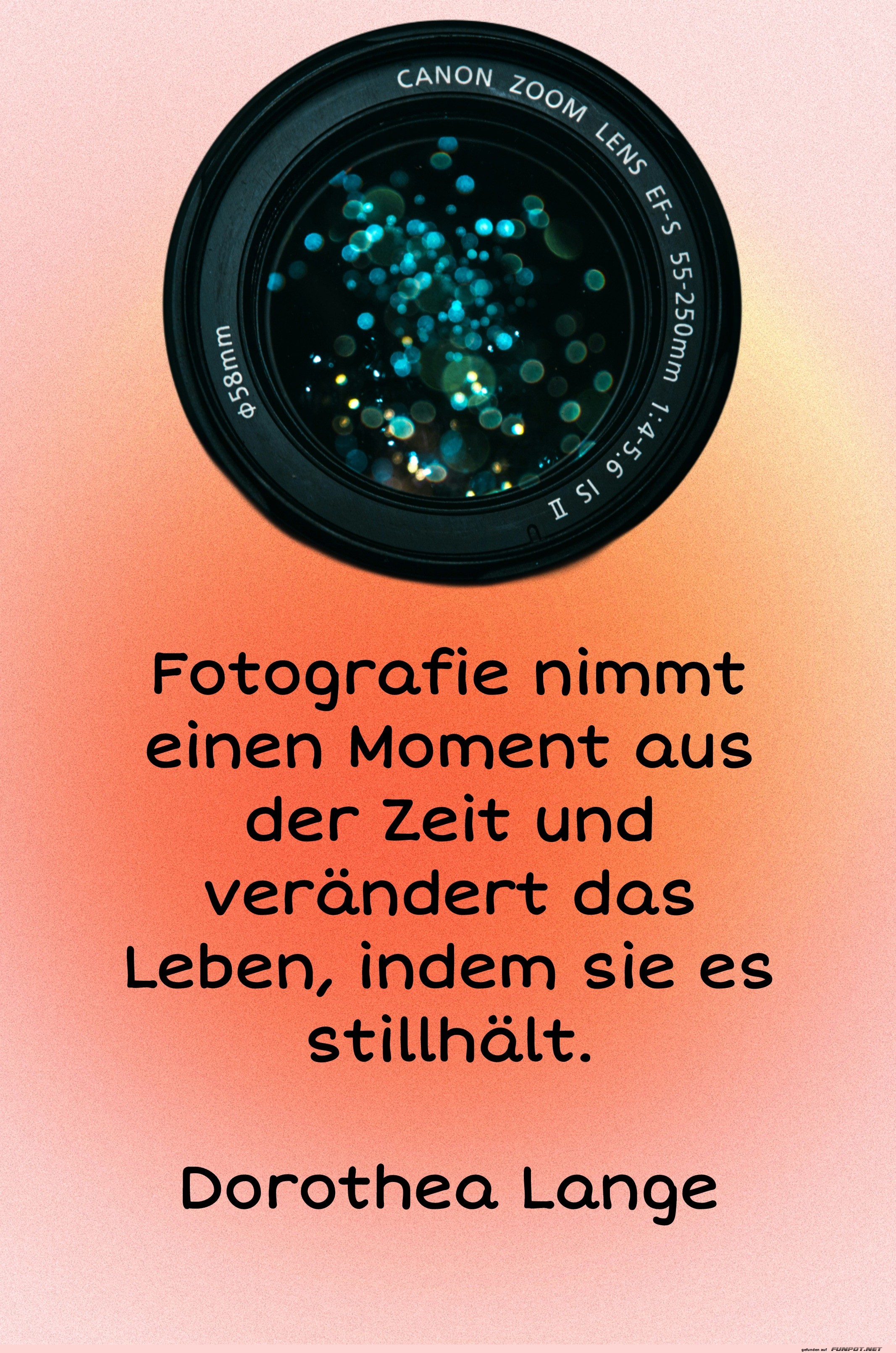 fotografie nimmt einen moment