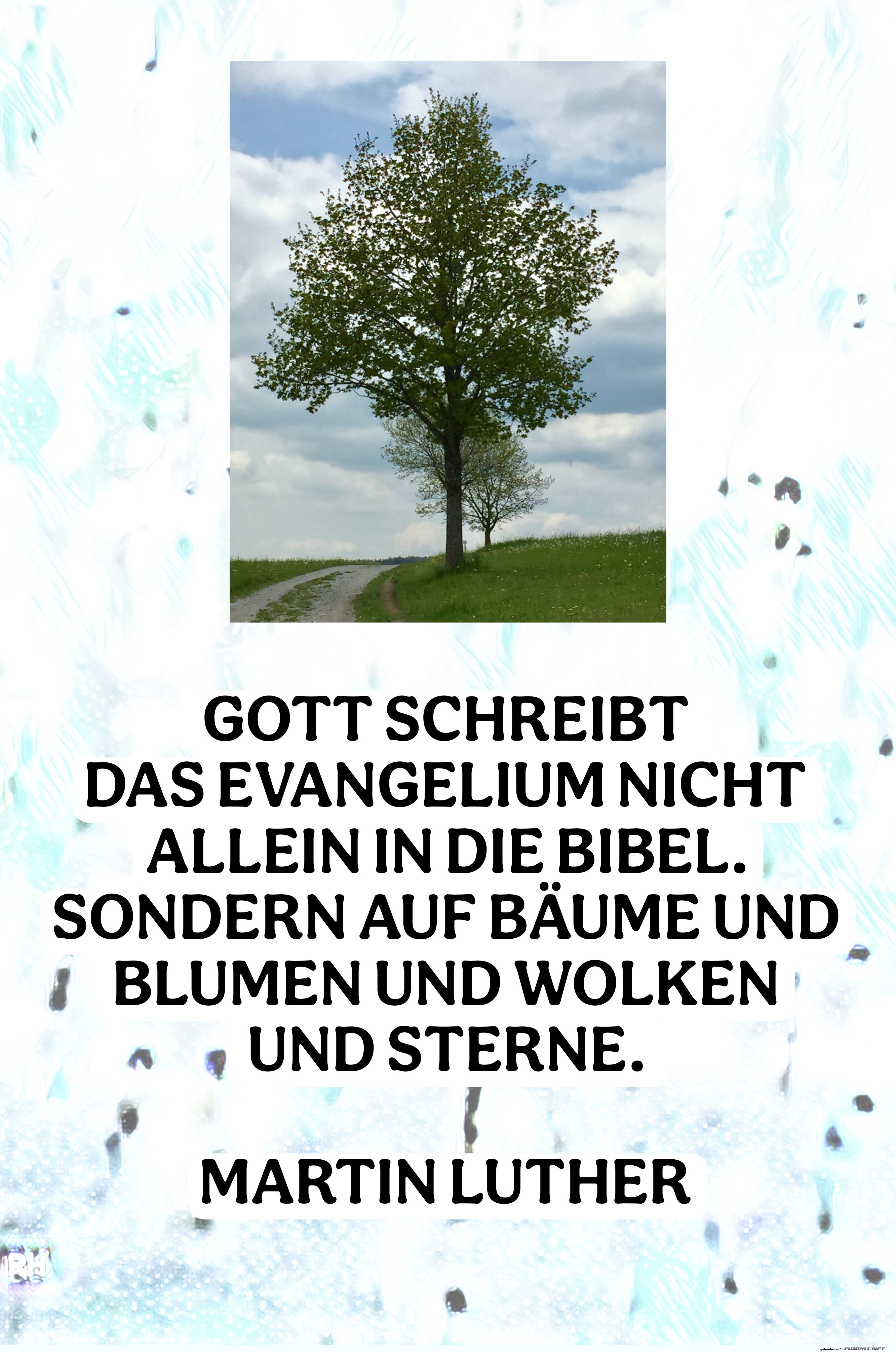 gott schreib das evangelium nicht