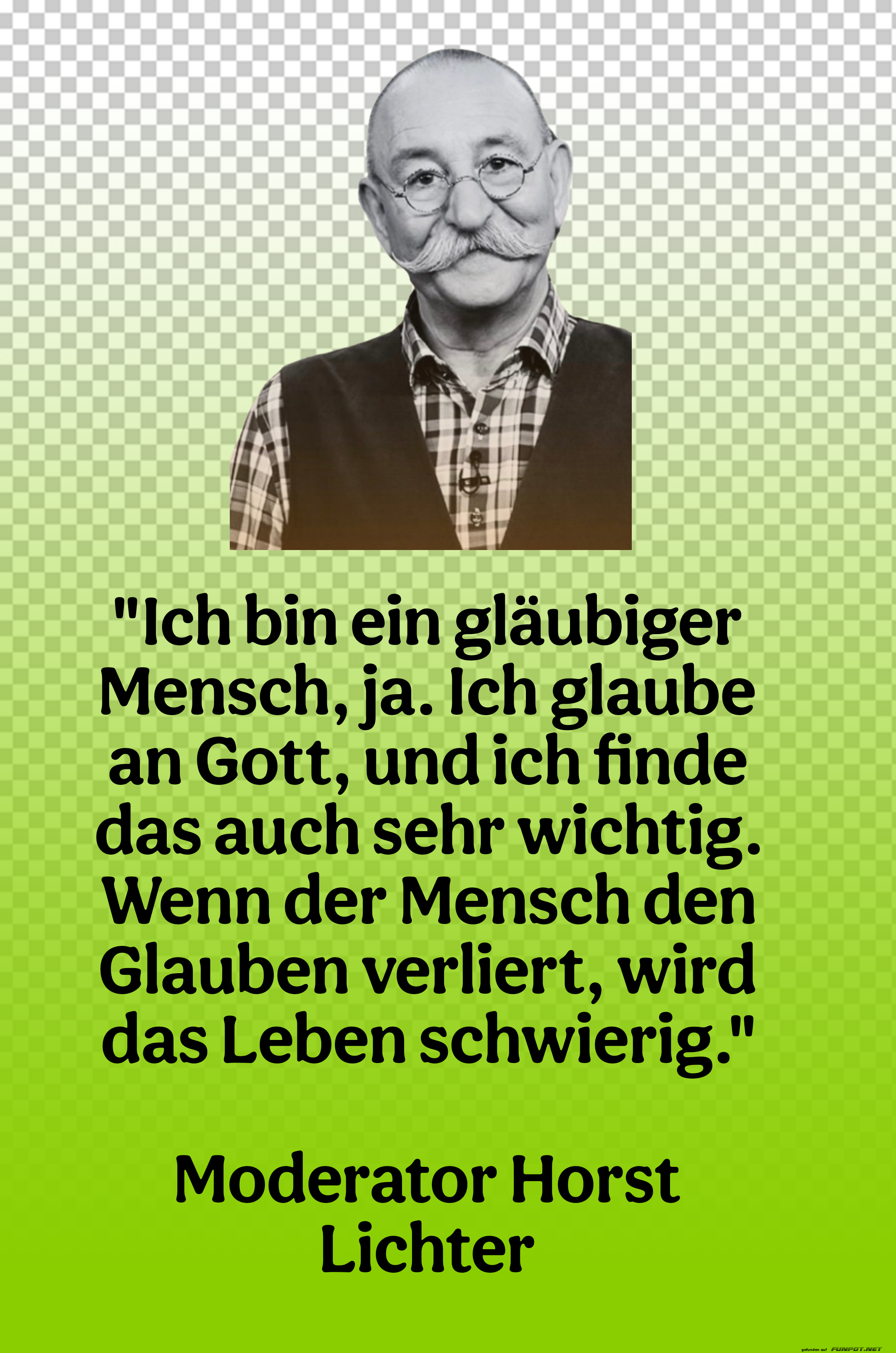 ich bin ein glubiger mensch