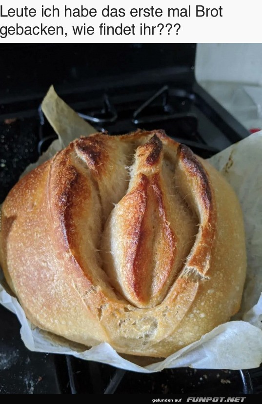 Selbstgebackenes Brot erstmals gelungen