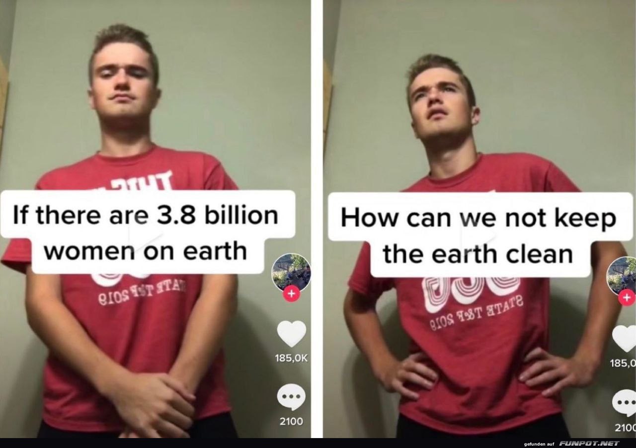 Humorous Take on Earth's Cleanliness