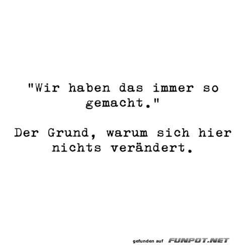 Das ist der Grund