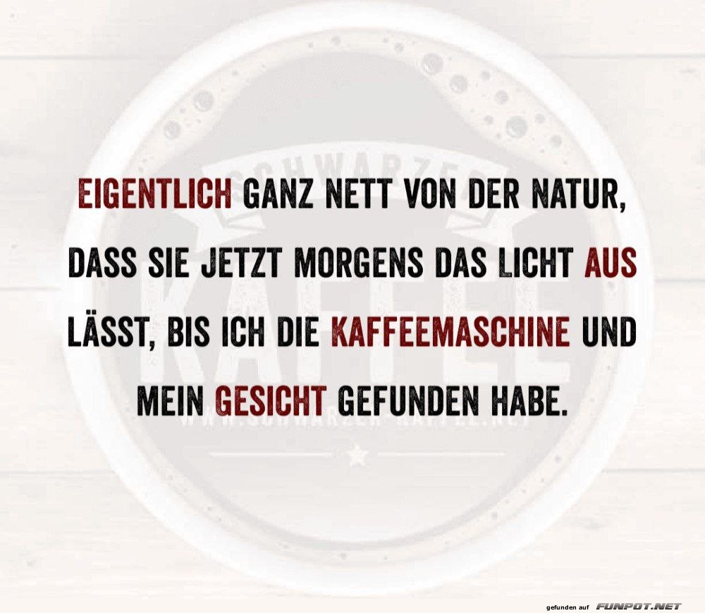 Morgenroutine mit Kaffeemaschine