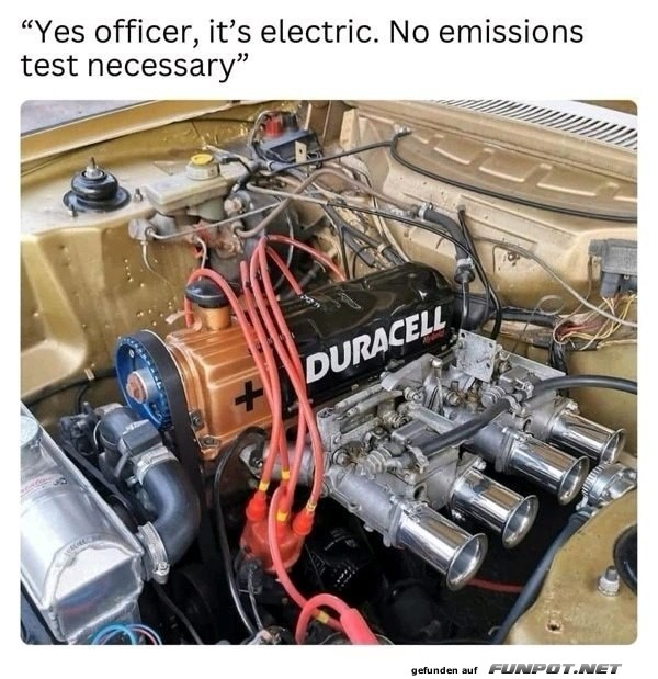 Electric Car Battery Meme with Duracell Electric Car Battery Meme with Duracell