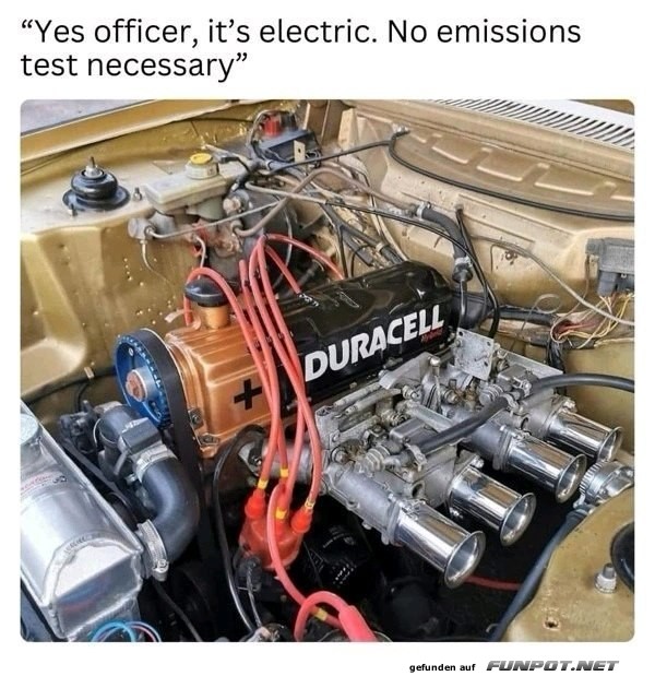 Electric Car Battery Meme with Duracell