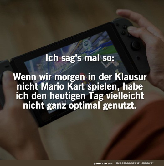 Gaming als Klausurvorbereitung