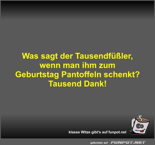 Was sagt der Tausendfler