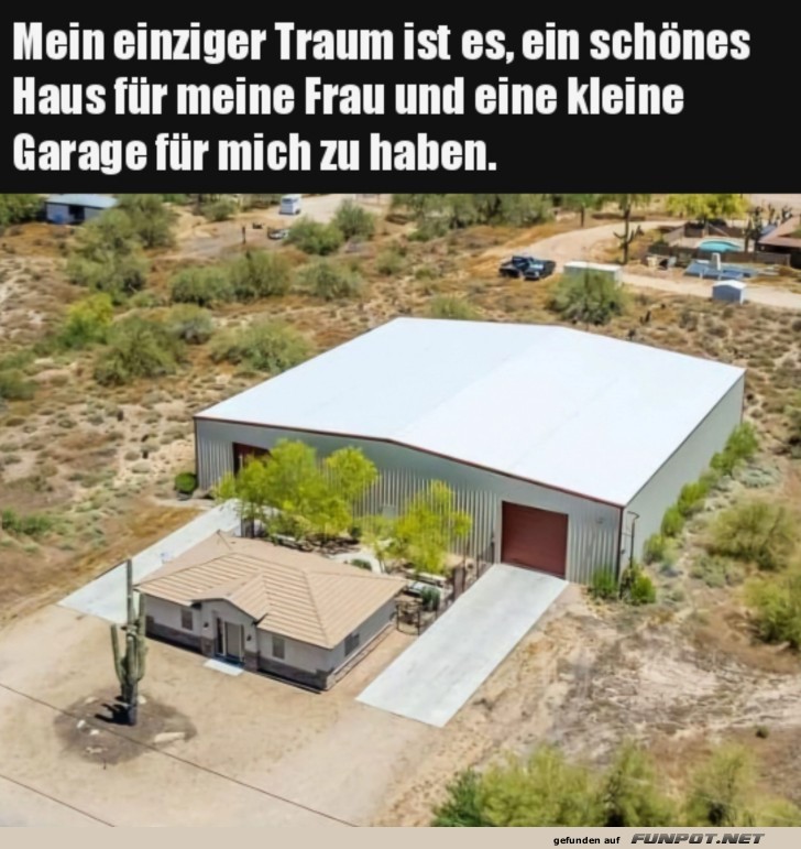 Traumhaus und Garage