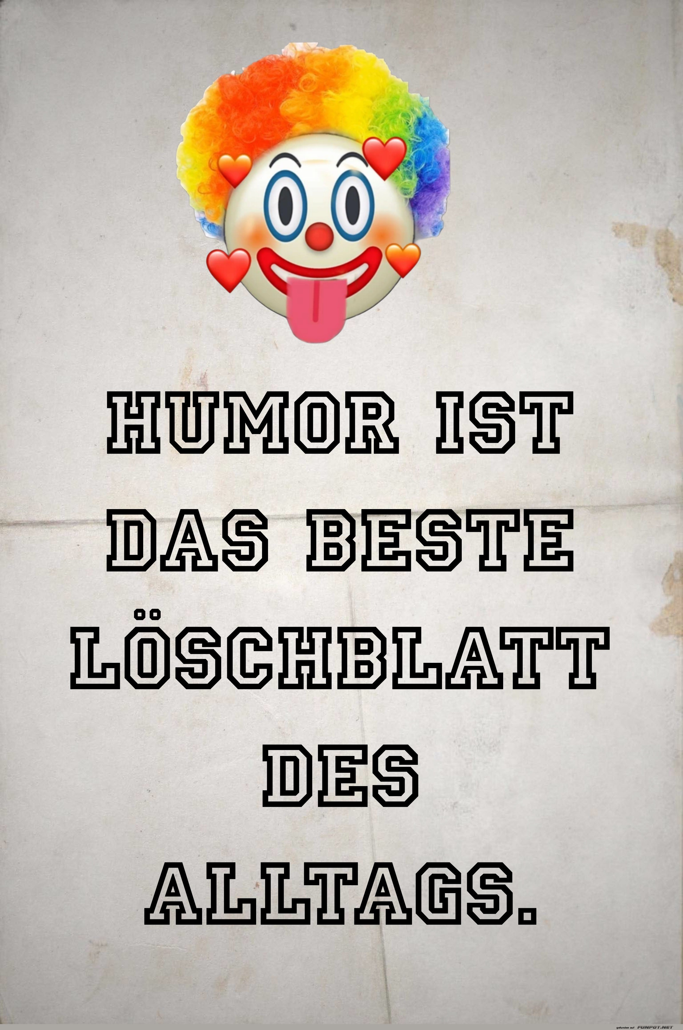 Humor als Lschblatt des Alltags