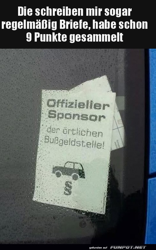 Offizieller Sponsor der Bugeldstelle