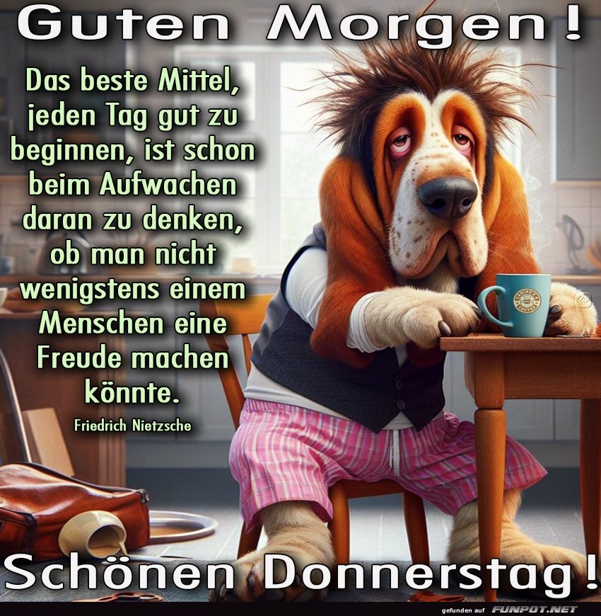 Motivierender Start in den Donnerstag