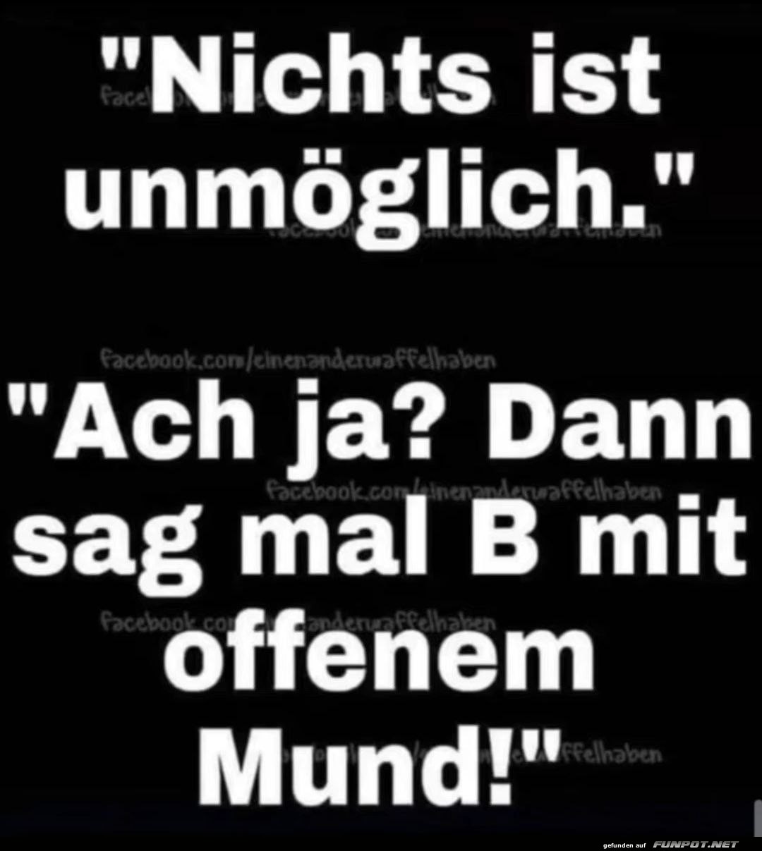 Nichts ist unmglich