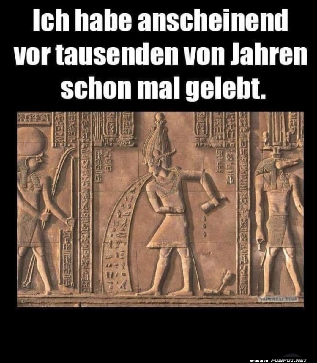 Humorvolle gyptische Hieroglyphe