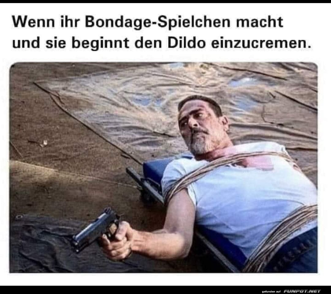 Lustiges Bondage-Meme