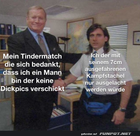 Dankbarkeit fr keine unaufgeforderten Bilder