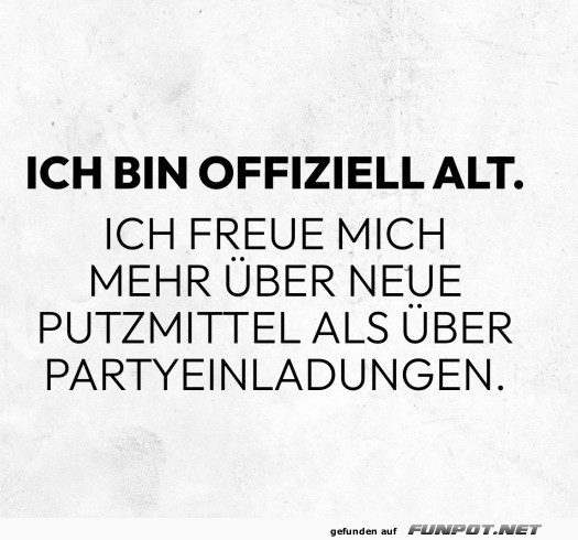 Offiziell alt: Neue Putzmittel > Partyeinladungen