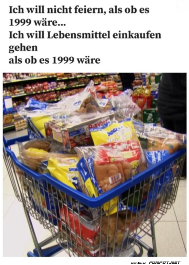 Einkaufen wie im Jahr 1999