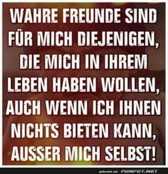 Wahre Freunde sind immer da