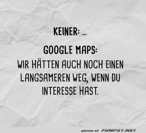 Google Maps immer