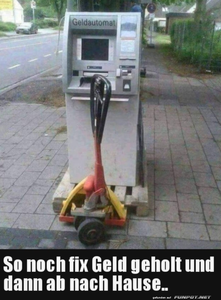 Geldautomat mobil gemacht