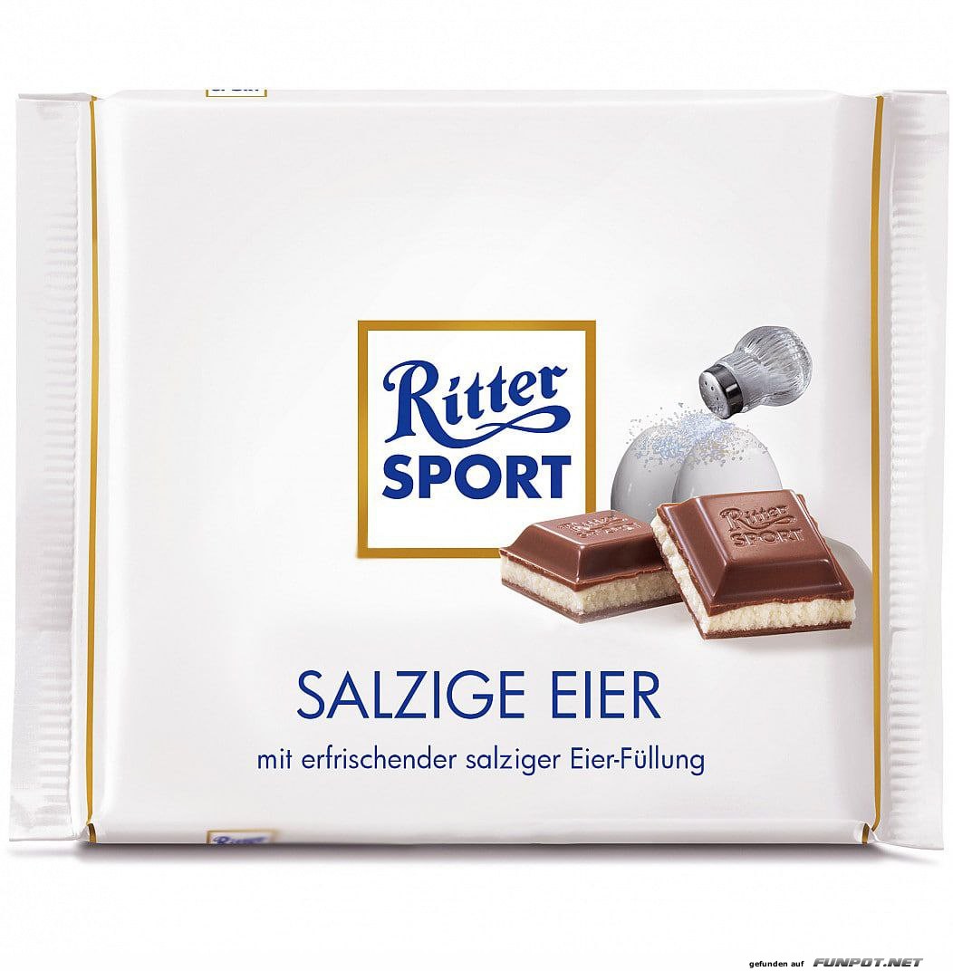 Ritter Sport Schokolade Salzige Eier