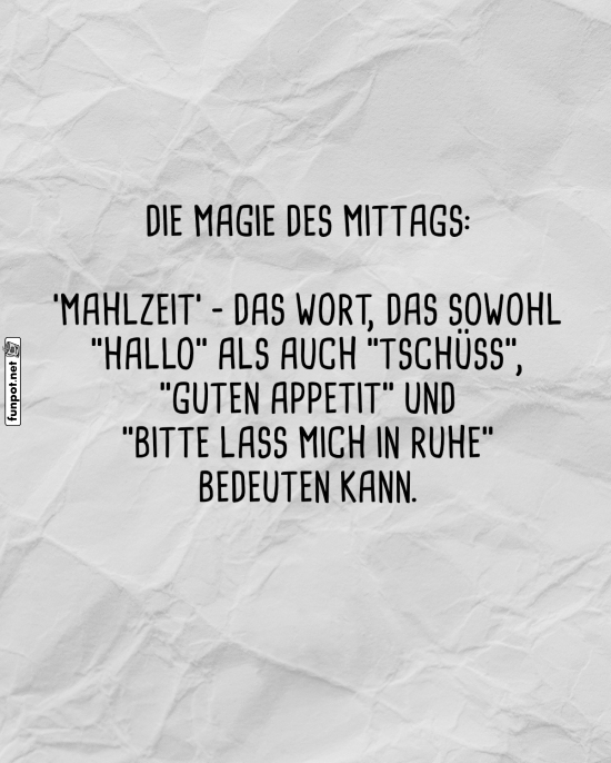 Die Magie des Mittags erklrt