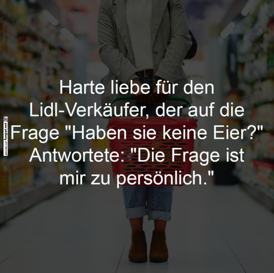 Witziger Austausch im Supermarkt Witziger Austausch im Supermarkt