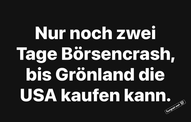 Grnland kauft USA - nur noch zwei Tage!