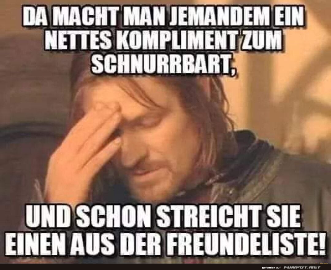 Kompliment fhrt zur Lschung aus der Freundesliste