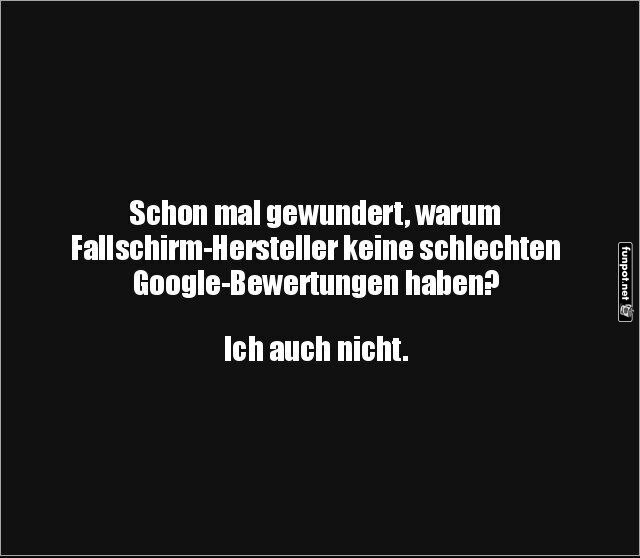 Witz über Fallschirm-Hersteller und Bewertungen Witz über Fallschirm-Hersteller und Bewertungen