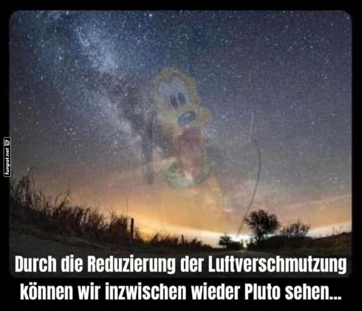 Pluto erscheint am Nachthimmel Pluto erscheint am Nachthimmel