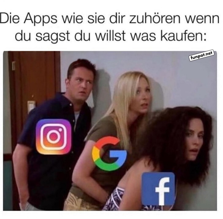 Apps hren zu, wenn du Kauf erwhnst