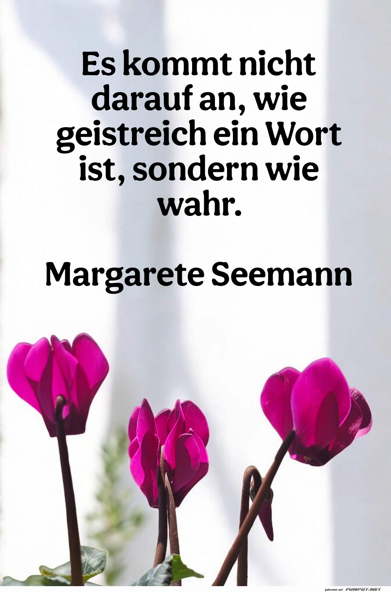 es kommt nicht darauf an, wie geistreich es kommt nicht darauf an, wie geistreich