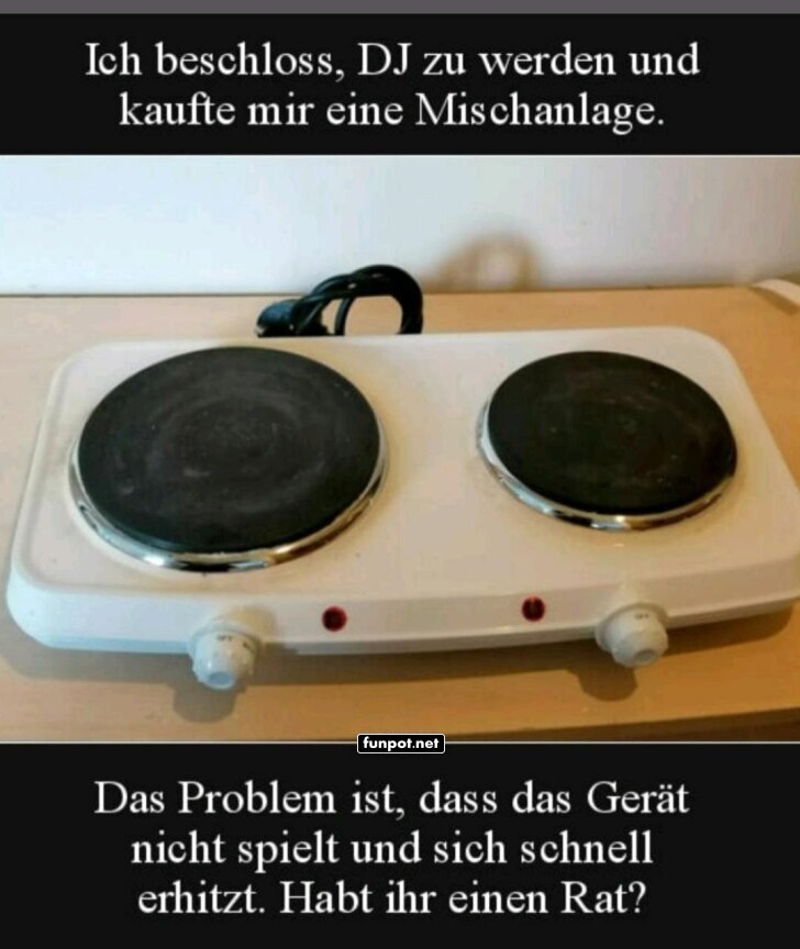 Missverständnis beim DJ-Equipment Missverständnis beim DJ-Equipment