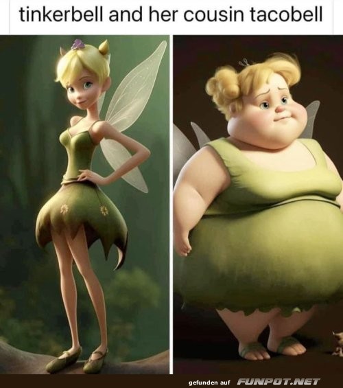 Tinkerbell und ihre cousine Tacobell Tinkerbell und ihre cousine Tacobell