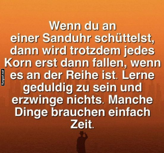 Geduld und Zeit: Die Sanduhr-Metapher Geduld und Zeit: Die Sanduhr-Metapher