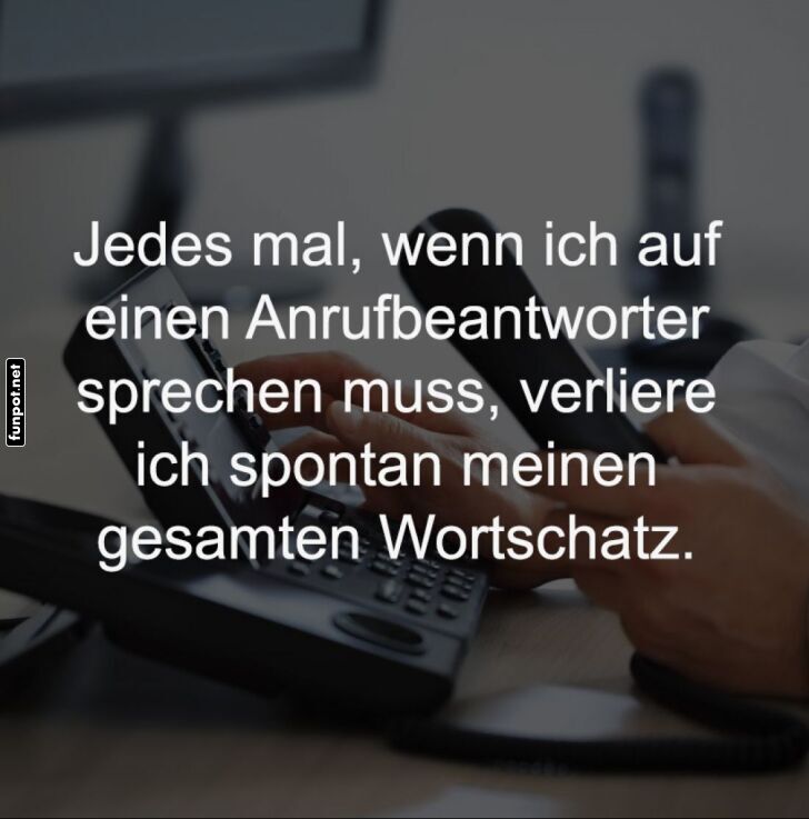 Auf dem AB sprechen fällt schwer Auf dem AB sprechen fällt schwer