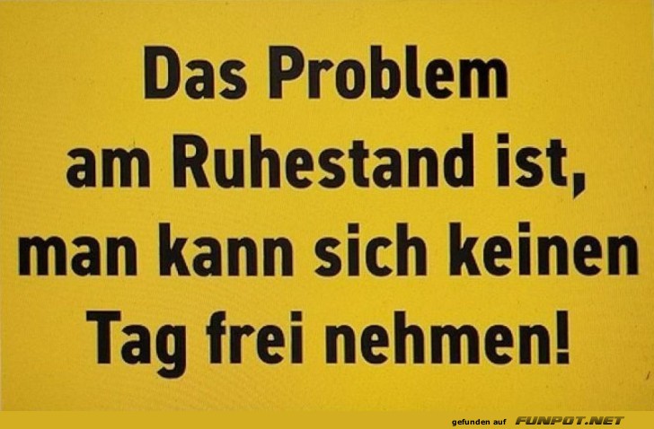 Humor über den Ruhestand Humor über den Ruhestand