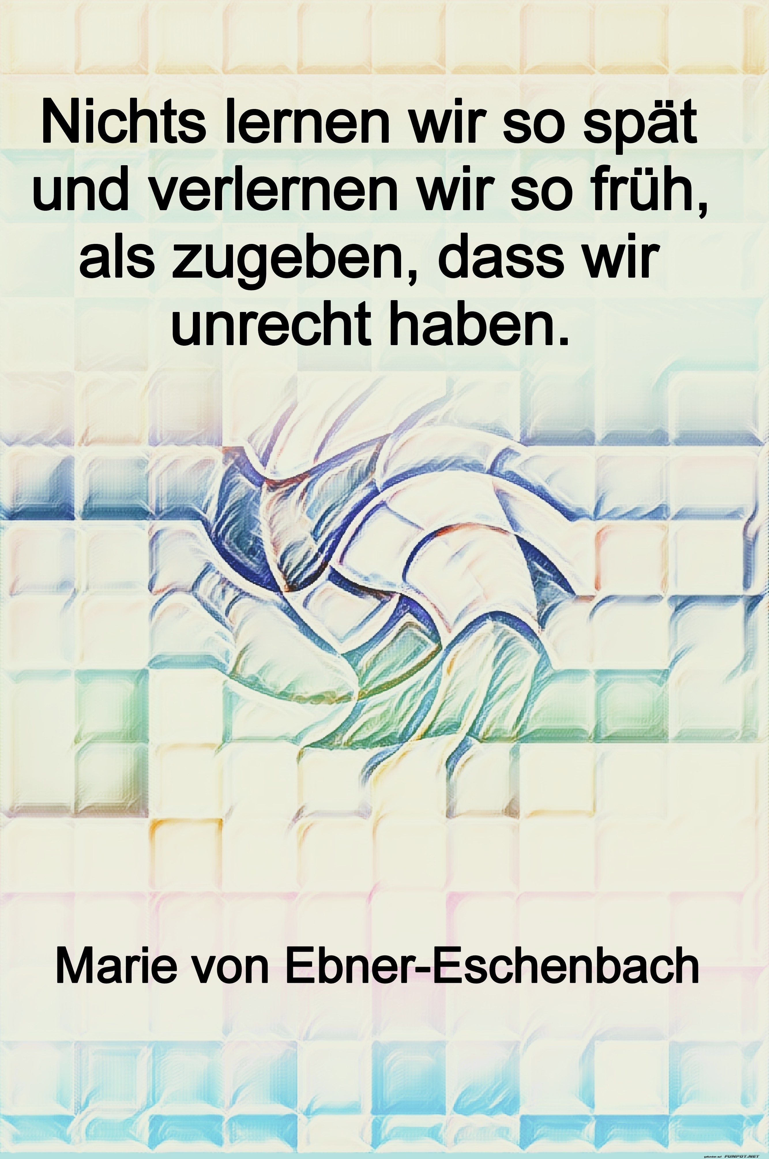 nichts lernen wir so spät nichts lernen wir so spät