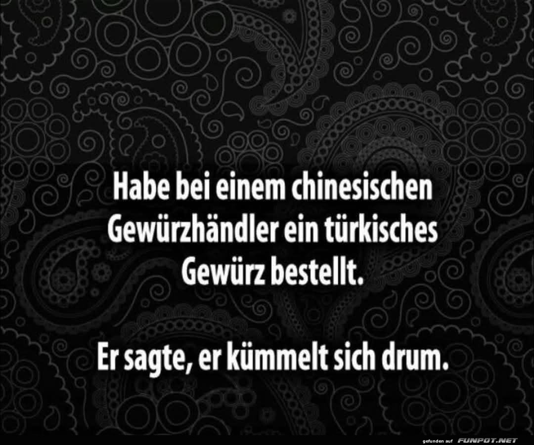 Witz: Multikulturelles Gewürzgeschäft Witz: Multikulturelles Gewürzgeschäft