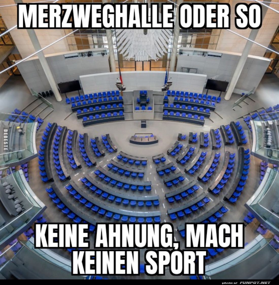 Lustiger Kommentar zum Parlamentsgebäude Lustiger Kommentar zum Parlamentsgebäude