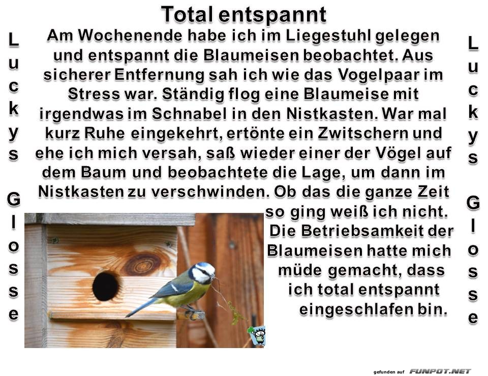 Total entspannt Total entspannt