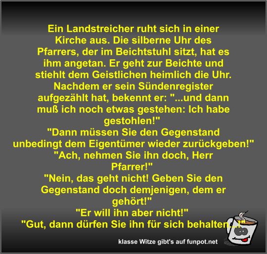 Ein Landstreicher ruht sich in einer Kirche aus Ein Landstreicher ruht sich in einer Kirche aus