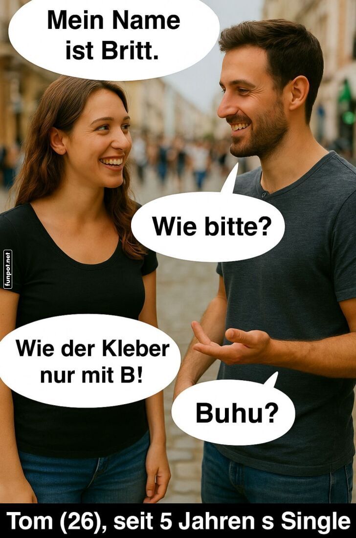 Comic-Dialog über Namensverwechslung Comic-Dialog über Namensverwechslung