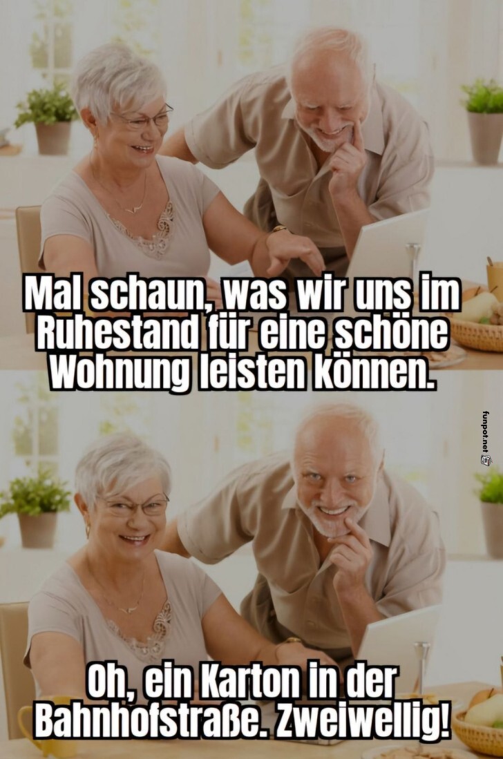 Lustiges Rentenbudget-Meme Lustiges Rentenbudget-Meme