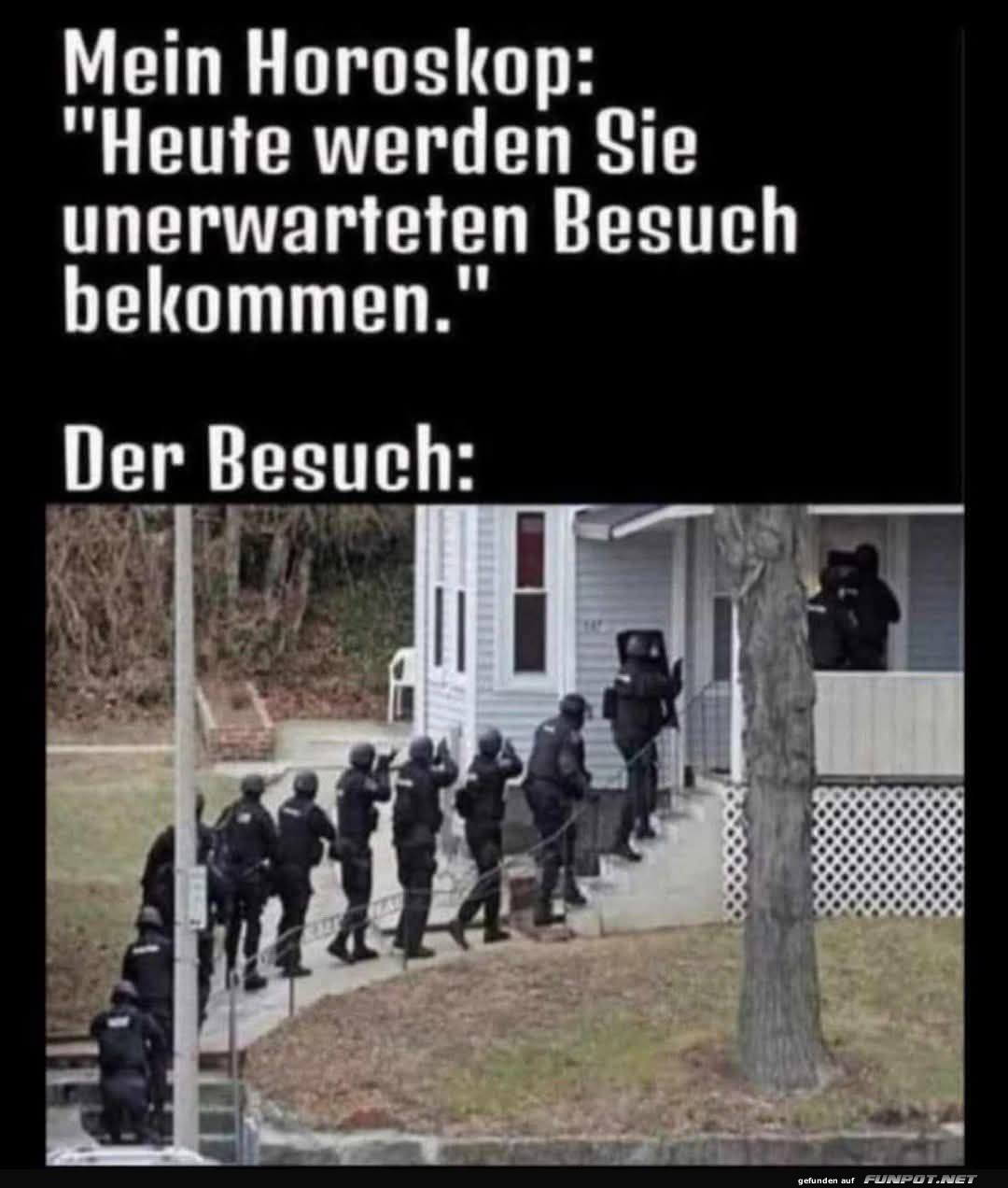 Unerwarteter Besuch laut Horoskop Unerwarteter Besuch laut Horoskop