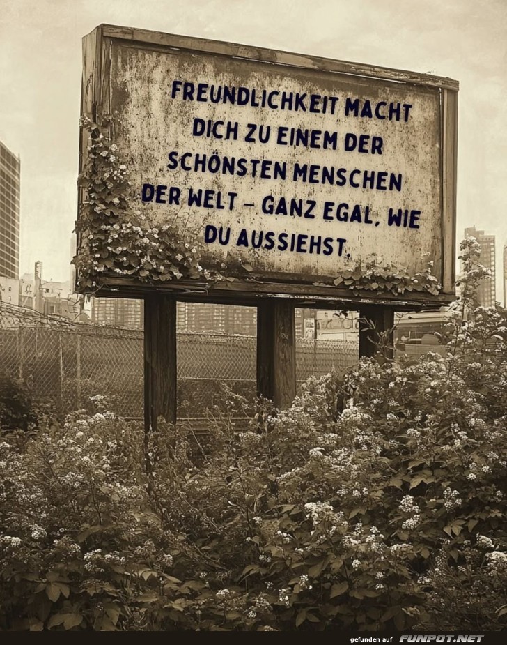 Freundlichkeit und Schönheit Freundlichkeit und Schönheit