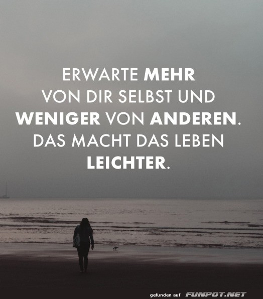 Motivationszitat am Strand Motivationszitat am Strand