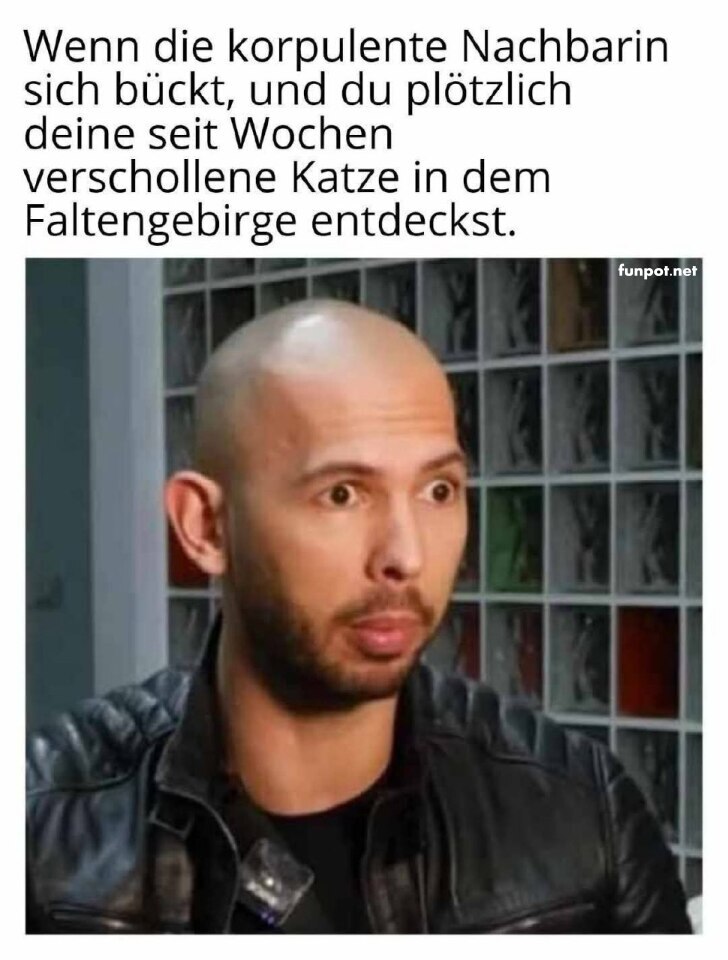 Überraschung bei der Nachbarin Überraschung bei der Nachbarin